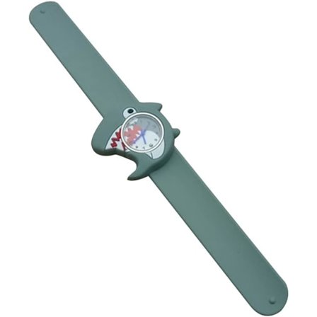 Silikoneur til børn, tegneserie quartz ur til børns sport (haj) Farve 2 farve 2