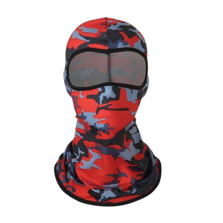 Udendørs Sports Hovedbeklædning Cykling Motorcykel Cykel Liner Maske-grå Firkant camouflage red
