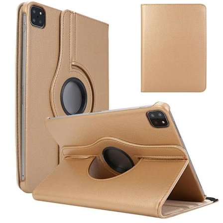 iPad Pro 12,9" (2020) kotelo, käännettävissä 360° - kultainen
