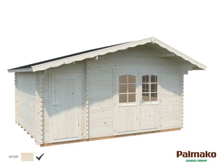 Palmako Emma Stuga 14,9 m²/inv. 14,2 m², impr. natur, Stugor & förråd