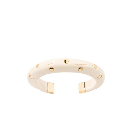 Aurélie Bidermann Caftan Moon bangle , Geel , Dames , Maat: ONE Size Armbanden