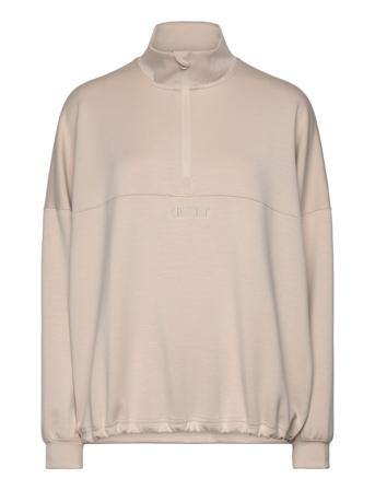 Comfy Half Zip Aim ́n Beige