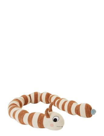 Leo Larva Figure Home Kids Decor Cushions Brun OYOY Living Design