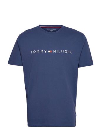 Cn Ss Tee Logo T-shirt Blå Tommy Hilfiger