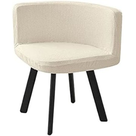 Skandinaavinen Sametti Tuolinpäällinen 1 Kpl Valkoinen Toimisto Nojatuoli