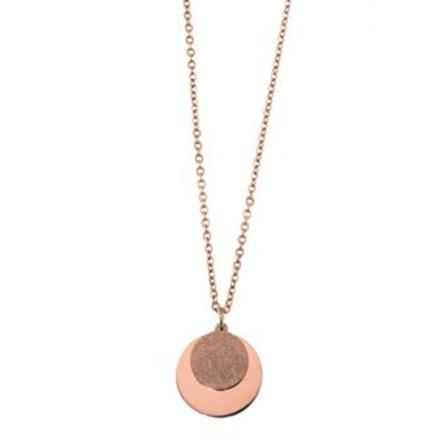 Långt Stålhalsband I Rosé Från Lotta Design