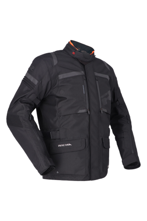 Richa Brutus GTX Short Motorcycle Jacket Black 3XL Short