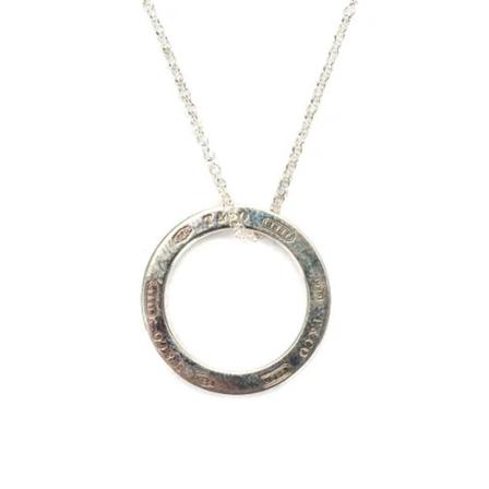 Tiffany & Co. Pre-owned Pre-owned Sølv halskaeder Grå, Dame Vintage Smykker, Størrelse: ONE Size