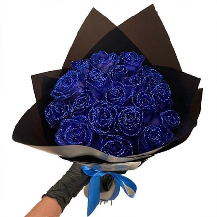 Glitter Rose Buket til Mors Dag, Kunstig Rose Buket, Glitter Fake Rose Buket til Mor, Par, Fødselsdag, Jubilæum, Kærlighedsgave (20 Roser) -gsla