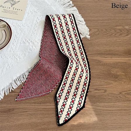 Lille Tørklæde Strik Sjal Tørklæde BEIGE