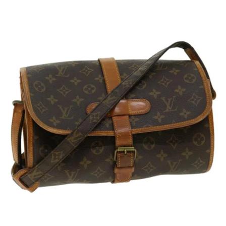 Louis Vuitton Vintage, Pre-owned Canvas louis-vuitton-bags Bruin, Dames, Maat:ONE Size