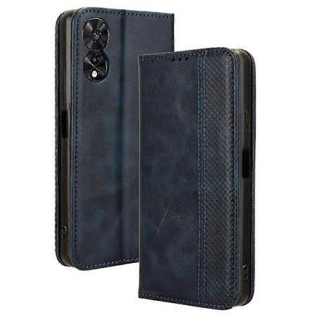 Kompatibel med TCL 505 T509K T5094 Fodral Retro Läder Magnetisk Stängning Flip Telefonfodral-WELLNGS