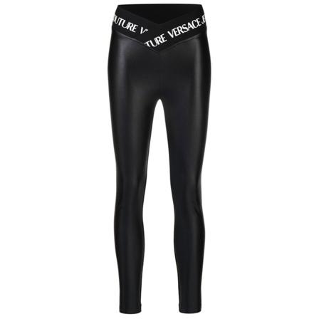 Versace Jeans Couture, Leggings Zwart, Dames, Maat:S