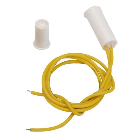 Hvid 110-220V Garderobeskabsdør Magnet Sensor Skab Kablet Kontakt Switch Nc[D]