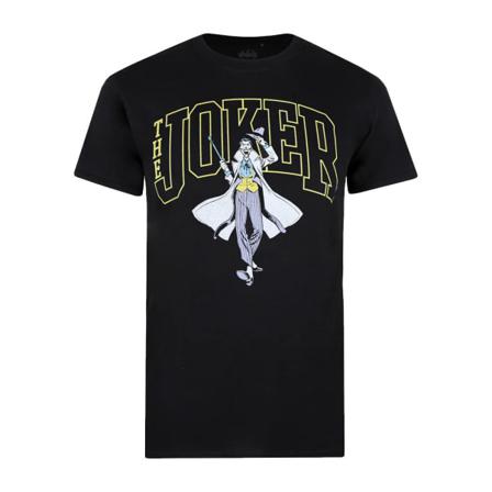 Dc Comics Mens The Joker Varsity T-shirt M Svart
