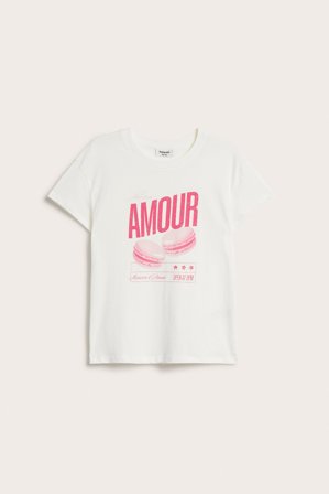 Kappahl | T-shirt med tryck | Vit