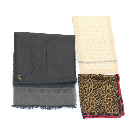 Fendi Vintage, Pre-owned scarf Bruin, Dames, Maat:ONE Size