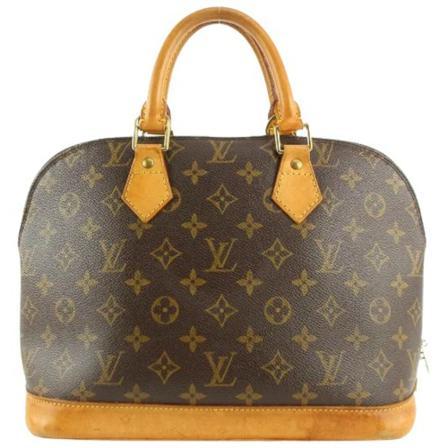Louis Vuitton Vintage, Pre-owned Canvas louis-vuitton-bags Bruin, Dames, Maat:ONE Size