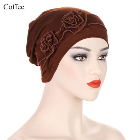 Turban Hatt Motorhuv KAFFE