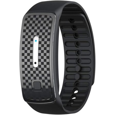 Myggavvisande armband, ultraljuds myggavvisande armband med USB-kabel, myggavvisande armband (svart)