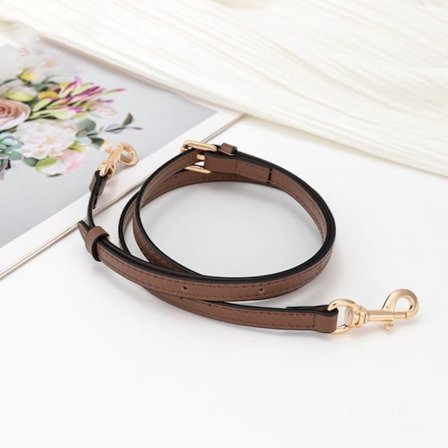 Skinnveskestropp Skulderveske Belter BRUN