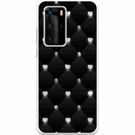 Huawei P40 Pro Premium Skal Bling Heart