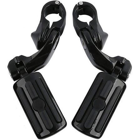 1,25" 32 mm Korta Vinklade 360° Justerbara Highway Motorcykel Fotpinnar Motorcross Fotstöd Fäste För Harley Davidson