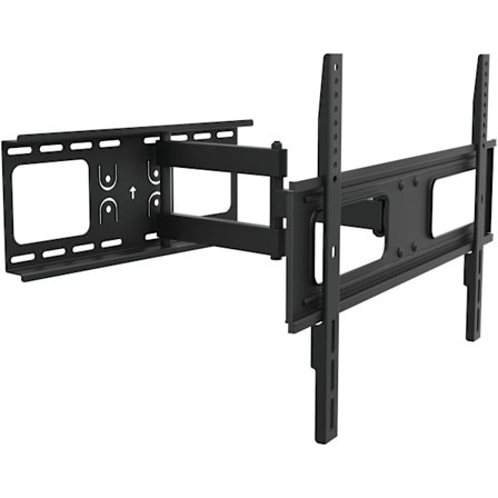 Wall mount for tv/screen, 37"-75", max 50kg, 3 leads, black