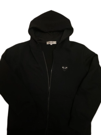 Svart CDG hoodie