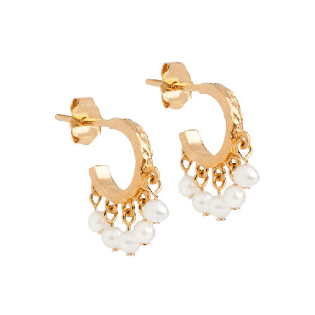 ENAMEL Copenhagen Örhängen Hoops, Astrid Dam Guld ONESIZE