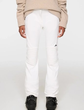 J. Lindeberg W Stanford Softshell Ski Pant - White - L
