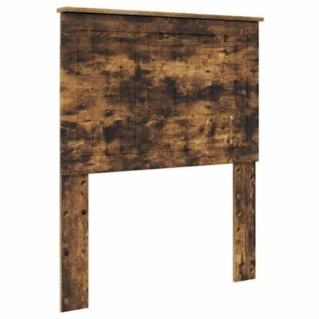 Sänggavel i ingenjörsträ - vidaXL - Rökt ek - 83x7x100 cm - Hållbar - Lätt att rengöra - Inomhusbruk