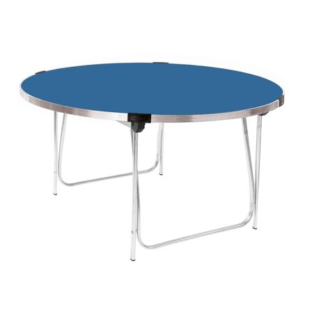 Round folding table, Ø 1520x698 mm, dark blue