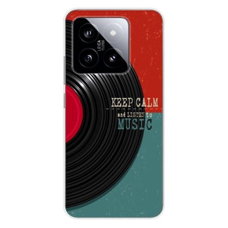 Siliconfodral - Kompatibel med Xiaomi 14 Pro - design keep calm