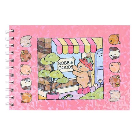 Bobbie Goods Malebog, Sød og Hyggelig Tegneserie Malebog for Voksne og Børn