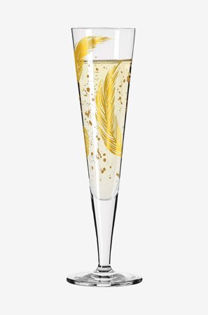 Ritzenhoff - Goldnacht Champagneglas No: 42 - Guld - Vinglas - Från Homeroom