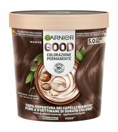 Garnier Good Kit Colorazione Permanente 5.0 Castano Moka 160g