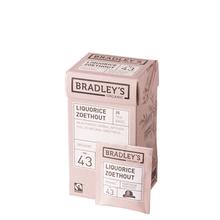 Bradley ́s Svart Te Lakrits 30 g