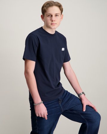 C.P. Company T-SHIRT SHORT SLEEVE Blå T-shirts Kille - Kids Brand Store