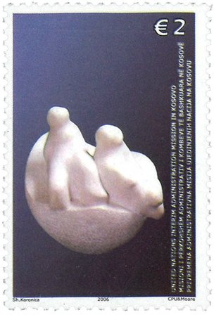 Kosovo - Kunst - Postfrisk frimærke