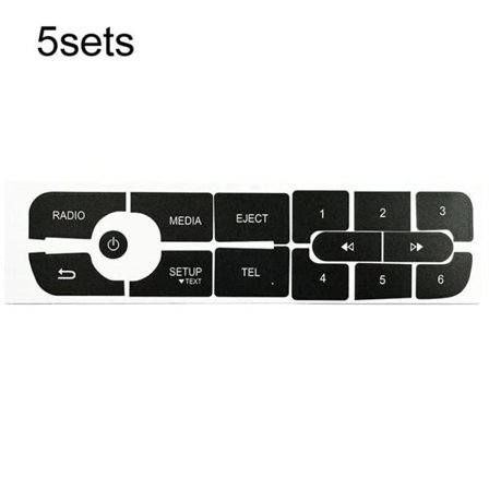 Dekaler for mediekonsoll for Renault Megane / Master / Scenic