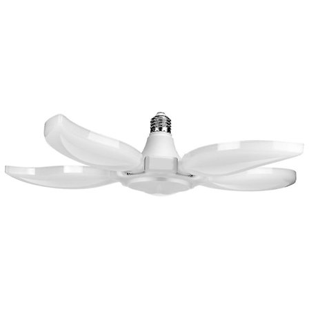 LED-garage, verkstads- och arbetslampor, hemtaksarmatur, deformerbar lampa 75 W E27 140 LED