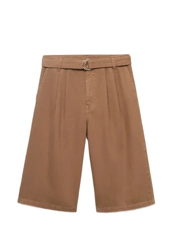 Mango | Denim Jorts With Belt | 36