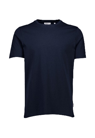 Lindbergh Basic o-neck T-shirt Överdelar Herr Blå M