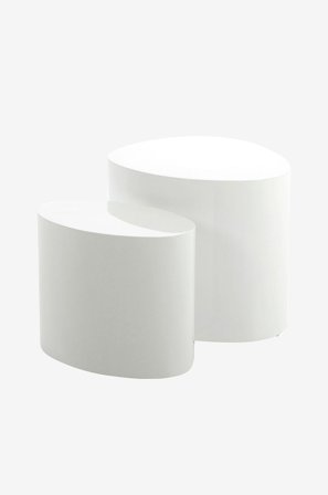 NORDFORM - Sivupöydät Molly, 2 kappaleen setti - Valkoinen - Pikkupöydät - - Homeroom