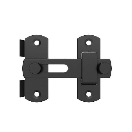 Rostfria grind- och dörrlås hållare säkerhetsdörr flippbult lås låsverktyg (2 st)