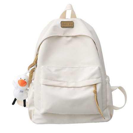 Skol student ryggsäck college bokväska resväska campus par enfärgad vattentät