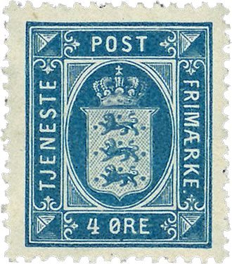 Danmark 1916 - Tjenestemærke AFA 13 - Ubrugt