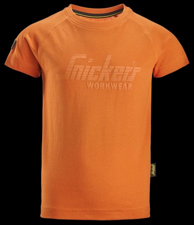 Snickers Workwear 7514-4100 T-shirt Junior, Orange 158/164, Tøj