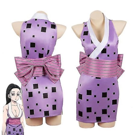 Anime Demon Slayer Makiwo Cosplay -asu Uzui Tengen Wives Uniform Dress Entertainment District